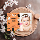 Search for babys first halloween invitations Spooky one