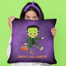 Recherche de frankenstein halloween coussins Violet
