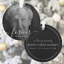 Search for loved one memory ornaments Black and white