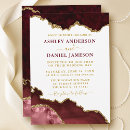 Search for gemstone wedding invitations Geode