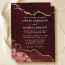 Search for gemstone wedding invitations Geode