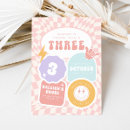 Search for girls 3rd birthday invitations For her