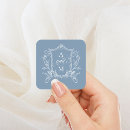 Recherche de vintage blue stickers Victorien