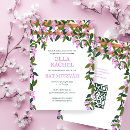 Search for girl bar bat mitzvah invitations Jewish