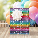 Recherche de 18 ans papier cadeau Dix huit