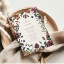 Search for burgundy border wedding invitations Watercolor