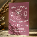 Search for giddy up invitations Western