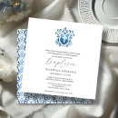 Recherche de carrées baptême invitations Élégant