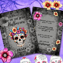 Search for day of the dead invitations Floral skull