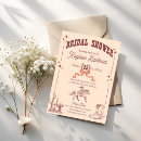 Search for cowgirl bridal shower invitations Vintage
