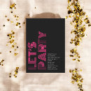 Search for bold birthday invitations Minimalist