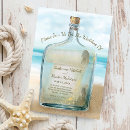 Search for message in a bottle invitations Tropical