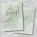 Recherche de green baby shower invitations Pour enfants
