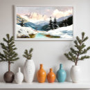 Search for christmas landscape posters Rustic