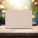 Recherche de rose gold wedding guest books Newly weds
