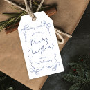Search for blue christmas gift tags Hand drawn