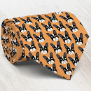 Search for orange black white ties Dog