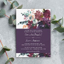 Recherche de aubergine mariage invitations Couple