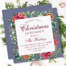 Recherche de luncheon noël invitations Aquarelle