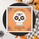 Search for sugar skull napkins Skeleton