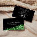 Search for black border business cards Unique