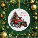Search for old truck ornaments Watercolor