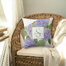 Search for hydrangea pillows Violet