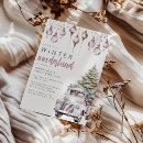 Search for winter onederland party invitations Pink