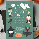 Search for spooky one invitations Witch