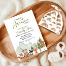 Search for rustic woodland animals baby shower invitations Country