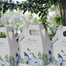 Search for dusty blue wedding favour boxes Watercolor