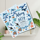 Search for sea creature baby shower invitations Coastal