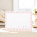 Search for gingham thank you cards Plaid
