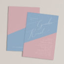 Recherche de modern gender reveal invitations Invités