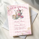 Search for vintage tea party invitations Love is brewing