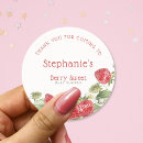 Search for leaves and berries stickers Typography