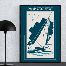 Search for vintage boat posters Sailing