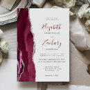 Search for red gray wedding invitations Chic