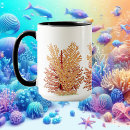Search for coral reefs mugs Tropical
