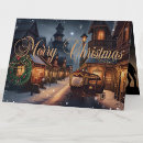 Search for town christmas cards Rustic