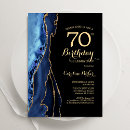 Recherche de blue and gold invitations Élégant
