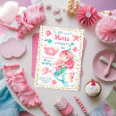 Recherche de little mermaid party invitations Fête d'anniversaire