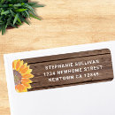 Search for brown return address labels Floral
