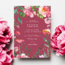 Search for pink flowers bridal shower invitations Elegant