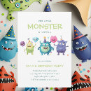 Search for little monster invitations Monsters