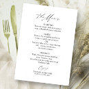 Search for engagement party menus Black and white