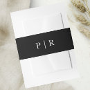 Recherche de typographie moderne bandeaux de faire part Monogramme