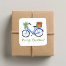 Search for bicycle christmas stickers Xmas