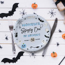Search for halloween bat plates First birthday