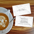 Search for presented business cards For her